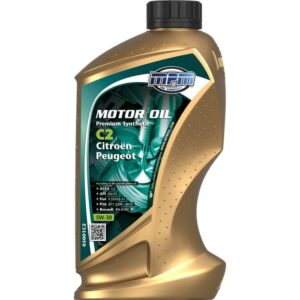 Huile moteur synthétique 5W30 Premium C2 Citroën / Peugeot (MID SAPS) 1l